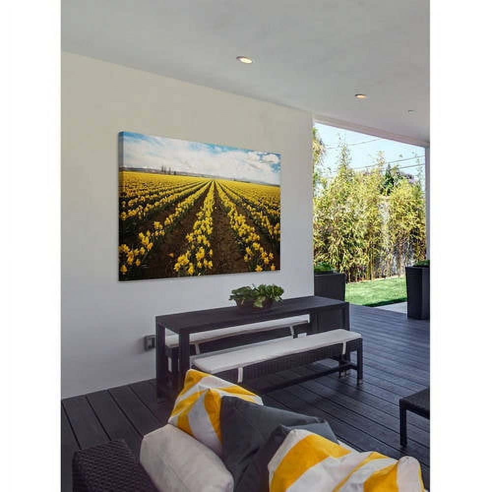"Daffodils Forever" Painting Print on Wrapped Canvas
