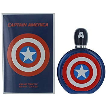 (pack 6) Eau de Toilette Captain America de Marvel 3,4 oz