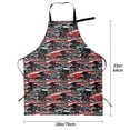 thumbnail image 2 of Kdxio Red And Blue Cars Apron with Pockets Adjustable Kitchen Aprons for Men Women Waterproof Aprons for Cooking,Drawing,Crafting, Baking Household Cleaning, 2 of 8