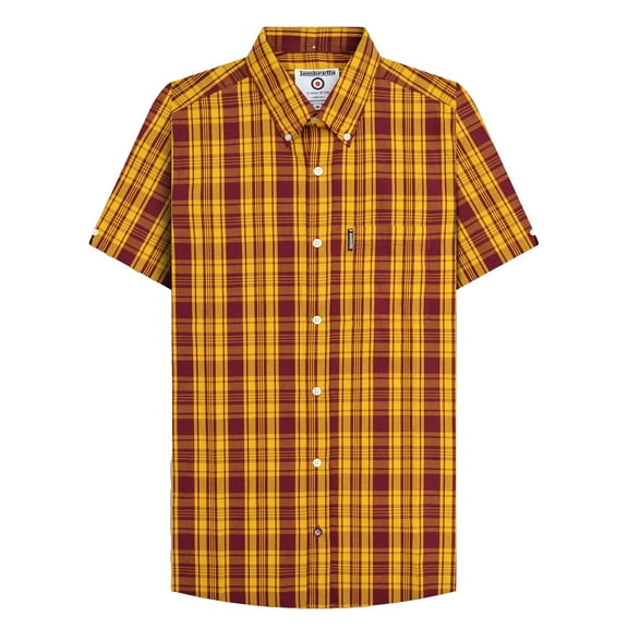 Lambretta Mens SS25 Checked Shirt