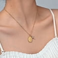 thumbnail image 6 of VNOX Cross Necklace for Women - 14k Gold Plated Virgin Mary Pendant Necklaces,Hypoallergenic Non Tarnish Golden Cubic Zirconiaholic Virgen de Guadalupe Jewelry,Religious Faith Baptism Gift for Her, 6 of 9