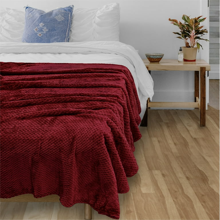 Red cozy blanket sale