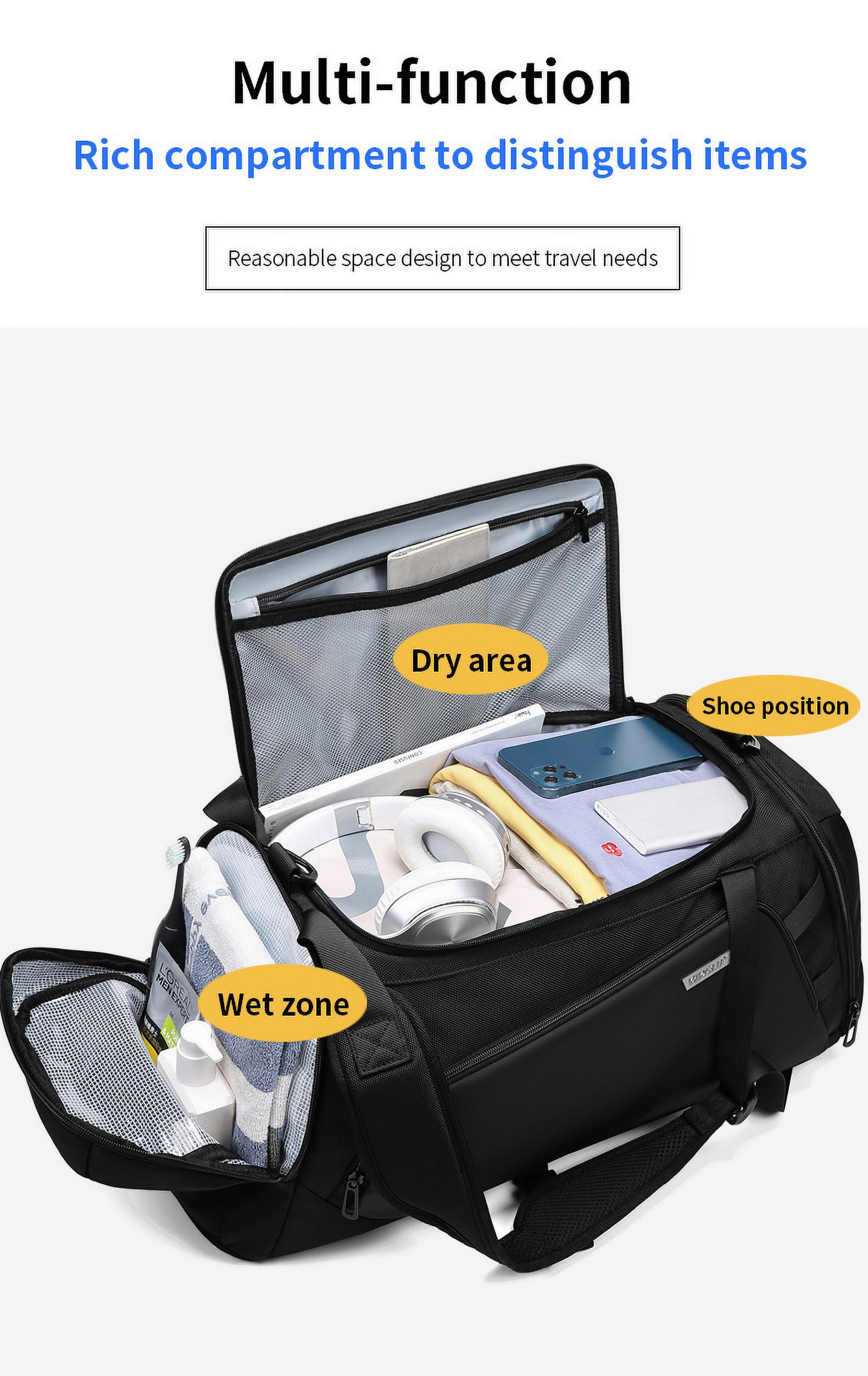 Funny Usa Dollar Travel Duffle Bag for Men Women American Money Overnight  Weekender Bag Foldable Travel Duffel Bag Large Sports Gym Bag Waterproof