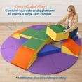 thumbnail image 5 of ECR4Kids SoftZone Adventurer's Summit Slide Climber, Foam Playset, Assorted, 4-Piece, 5 of 9
