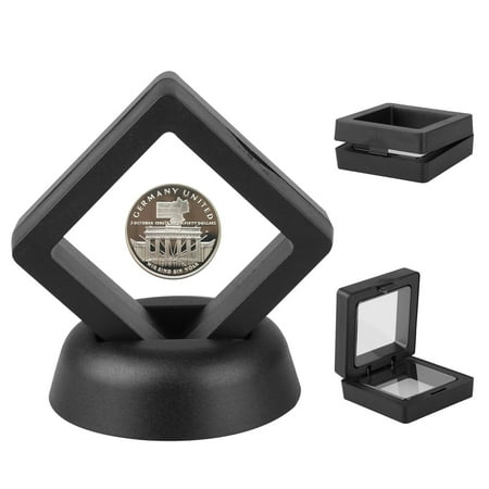 - EEEkit Square Frame, 3D Albums Floating Frame Holder Coin Box Jewelry Display Show Case,Perfect for exhibiting medals, coins, stamps, medallions, jewelry, casino poker chips
