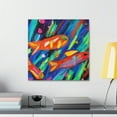 thumbnail image 3 of Neon Tetra Glowing Bright - Canvas, 3 of 10
