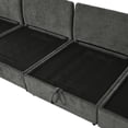 thumbnail image 3 of Christopher Knight Home Modular 8-Piece Sectional Sofa with Hidden Storage, Dual-Layer Cushions, Grey, 3 of 7