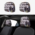 thumbnail image 1 of Grand Theft Auto Funda Protectora Universal para Reposacabezas de Coche, Funda Elástica para Reposacabezas de Asiento de Auto, Funda de Tela Antipolvo, Accesorios de Interior 2 Piezas, 1 of 6