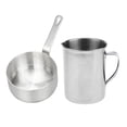 thumbnail image 1 of Lavavajillas medidor de leche de acero inoxidable de 1000 ml / 35 con de 100 ml, 1 of 9