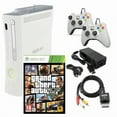 thumbnail image 1 of Microsoft Xbox 360 Console Original White with GTA V and Two Retrofam Controllers (Refurbished), 1 of 5