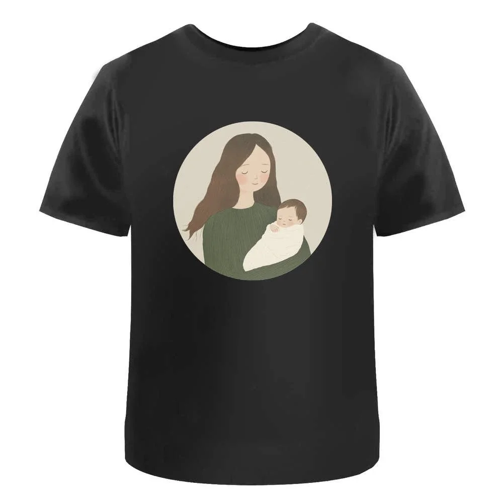 Mother and Child Unisex T-Shirt - 100% Cotton