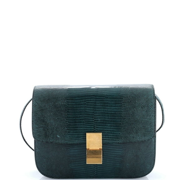 Pre-Owned Classic Box Bag Lizard Medium By Rebag