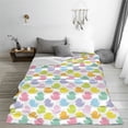 thumbnail image 5 of Bingfone Colorful Rubber Duck Print Flannel Fleece Blanket Throw Blanket for Bed,Sofa,Couch,Travel,Camping(80"x60" ), 5 of 8