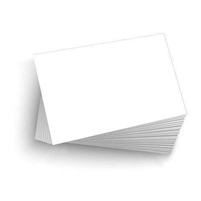 50 Cartes Indicatrices, Cartes Postales de 5,5"X8,5" à Usage Intensif de 14pt