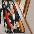 thumbnail image 6 of CURLYOOT Japanese Fish Runner Rug 2'x6' Washable Kitchen Runner Rug Indoor Non Slip Laundry Rugs Marine Animals Floor Carpet for Hallway Kitchen Entryway Bedroom Living Room, 6 of 9