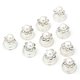 thumbnail image 1 of Rhinestone Hair Pins Metal Spiral Hairpins for Wedding 10Pcs White Color, 1 of 2
