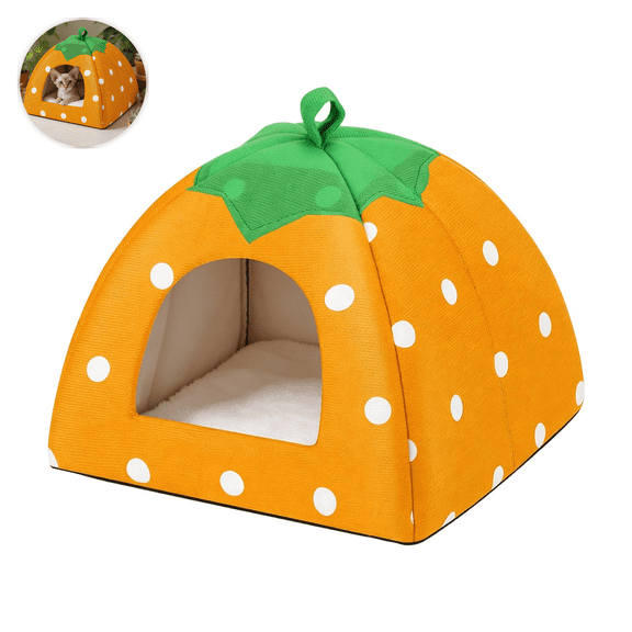 Removable Washable House for Small Pets | Cozy Hideout with Multiple Use Options, Warm Fleece Comfort for Guinea Pigs, Pygmy Rabbits, Chinchillas & Ferrets