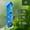 Blue, variant on Metal Bird Feeders for Outdoors , 6-Ports Tube Bird Feeder, 14 inch, Durable & Weatherproof, Large Capacity for Attracting Birds (Yellow)