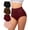Multicolor, variant on Women's High Waisted Cotton Underwear, Light Tummy Control Full Coverage Brief Panties with X-Cross Support, 4 Pack, XL