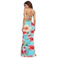 thumbnail image 1 of Leutsin Robe d'Été Décontractée pour Femme Grande Taille, Robe Longue Aguichant Sans Manches pour Femme, Cocktail, Soirée, Fête, Fluide, Dos Nu, 1 of 8