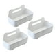 thumbnail image 2 of Cesta organizadora de ducha de plástico | Estante de almacenamiento montado en la pared para baño cocina | Soporte para cepillos de dientes | Sin instalación de perforación | Diseño duradero y que, 2 of 9