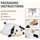 thumbnail image 4 of Un regalo lindo Peluche de vaca gigante, almohada de peluche de vaca, 35 cm, ideal para niños, regalo de Navidad y cumpleaños (ojos redondos)., 4 of 4