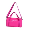 thumbnail image 2 of Bolsa de baile para niñas, bolsa de gimnasio, bolsa de viaje para gimnasia, bolsa deportiva de fin de semana Rosa, 2 of 8