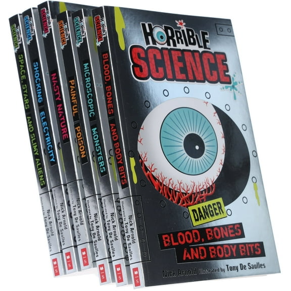 Horrible Science by Nick Arnold: 6 Books Collection Set - Ages 7-12 - Paperback