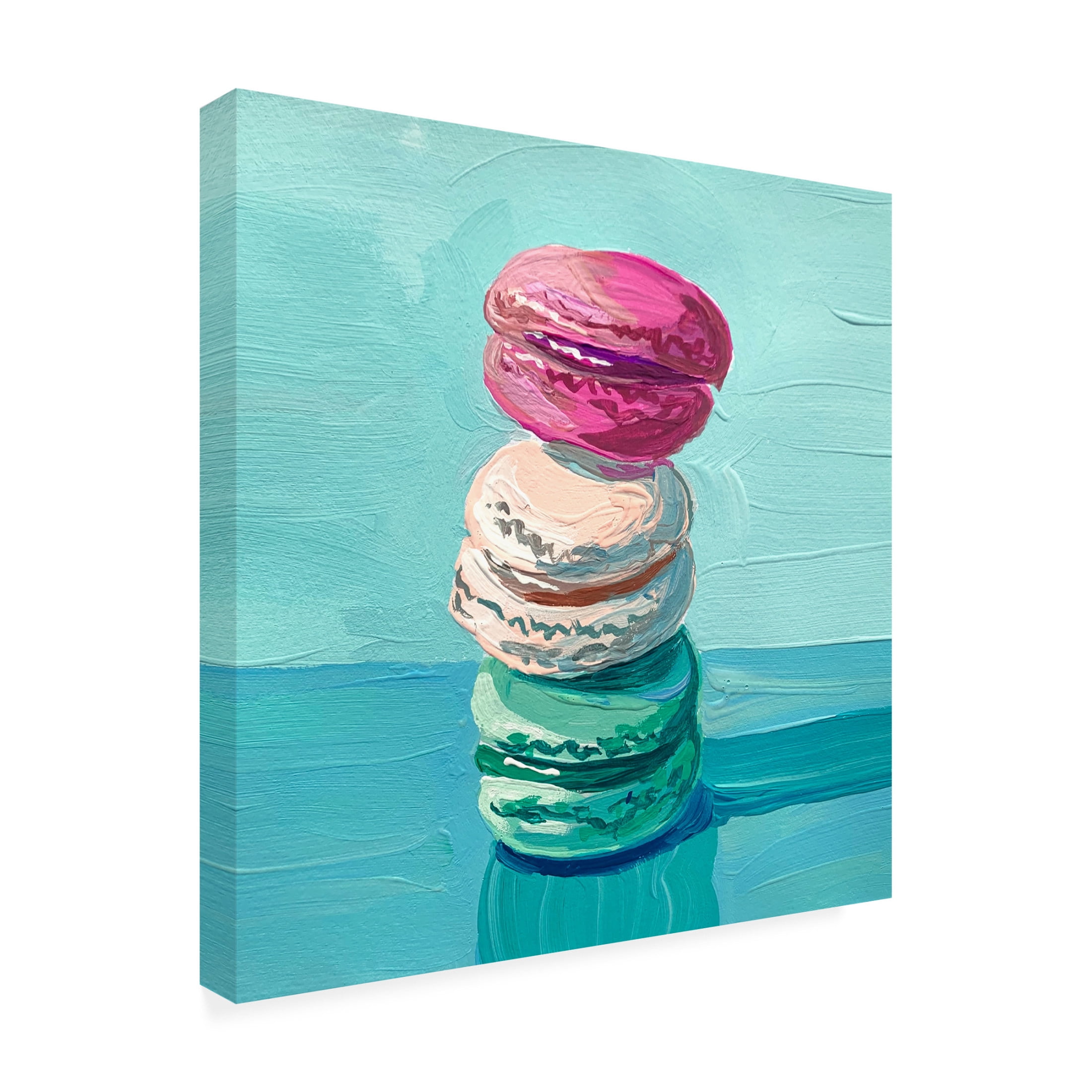 Trademark Fine Art Key and Sea Macarons Canvas Wall Art