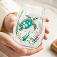 thumbnail image 7 of Artisanal Blue Ringed Octopus Glassware Handcrafted Stemless Wine Glass with 3D Tentacles, Marine Animal Bar Glass for Coastal Home Decor, One Size, 7 of 7
