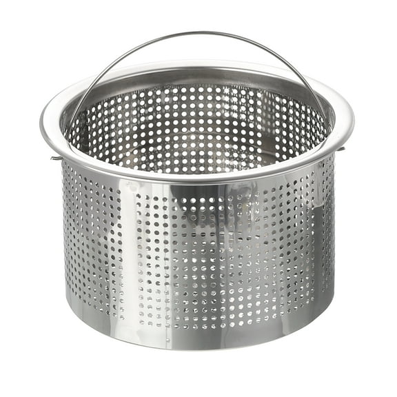 Stainless Steel Kitchen Sink Strainer with Handle, 3.03" OD x 2.64" ID x 1.77" Depth for Most Kitchen Sink, Silver