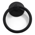 thumbnail image 1 of 4 piezas Perilla de anillo de elevación de metal de un solo orificio Tirador de cajón negro, y puertas, anillo de elevación del gabinete Barra de tracción Anillo de elevación, 1 of 5