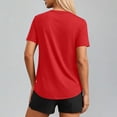 thumbnail image 7 of Xuyuer Womens UPF 50+ V Neck T-Shirt Sun protection Short Sleeve Casual Workout Shirts Soft Summer Basic Tee Tops, 7 of 7