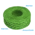 thumbnail image 3 of Unique Bargains 1 Roll Raffia Ribbon, 109 Yard Paper Twine String for Festival Gifts Wrapping, Green, 3 of 7