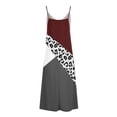 thumbnail image 5 of Lenago Robe de Pâques Grande Taille pour Femmes Mode à Bretelles Col en V Sans Manches à Rayures Imprimées Ajustée Plage Longue Robe Été Robes de Plage en Liquidation, 5 of 5