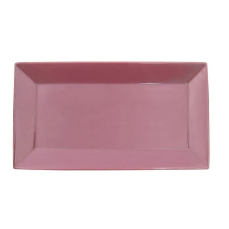 

Color Arts Rectangle Platter 10 W X 5 1/2 L X 3 1/4 H Stoneware Plum 4 packs