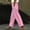 Pink, variant on ZSQDM Women's Casual Pants Plus Size Pants Pink women casual pants Polyester L