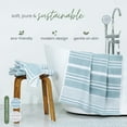 thumbnail image 2 of Martex Restore Batten Stripe Bath Towel, 30" x 56", Mineral, 2 of 7