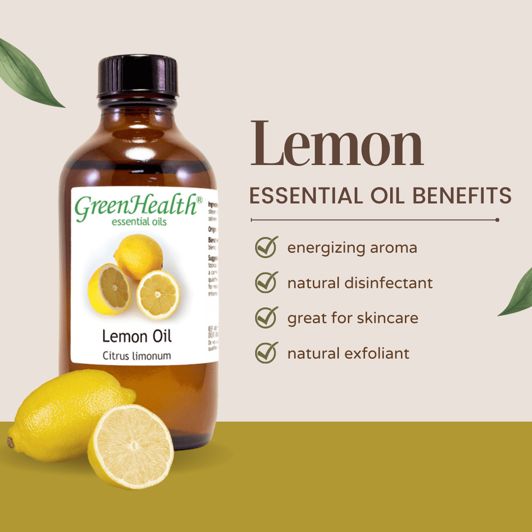 Lemon Essential Oil – 16 fl oz (473 ml) Aluminum Bottle w/Plug Cap – 100% Pure Essential Oil
