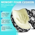 thumbnail image 5 of Premium Cactus Pattern Memory Foam Seat Cushion Ergonomic Chair Pad for Office Chair, Car, Airplane & Bleachers Sciatica, Tailbone Hip & Back Pain Relief - Chair Cushion for Long Office Workers., 5 of 5