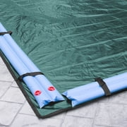 غطاء حمام سباحة شتوي مستطيل من طراز Robelle 15 عامًا ، 18 × 36 قدمًا. حمام سباحة