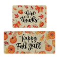 thumbnail image 2 of Autumn Celebration Mat Fall Festive Soft Texture Home Decorative Rug Warm For Thanksgiving Halloween Gatherings NonSlip Base Easy Clean, 2 of 4