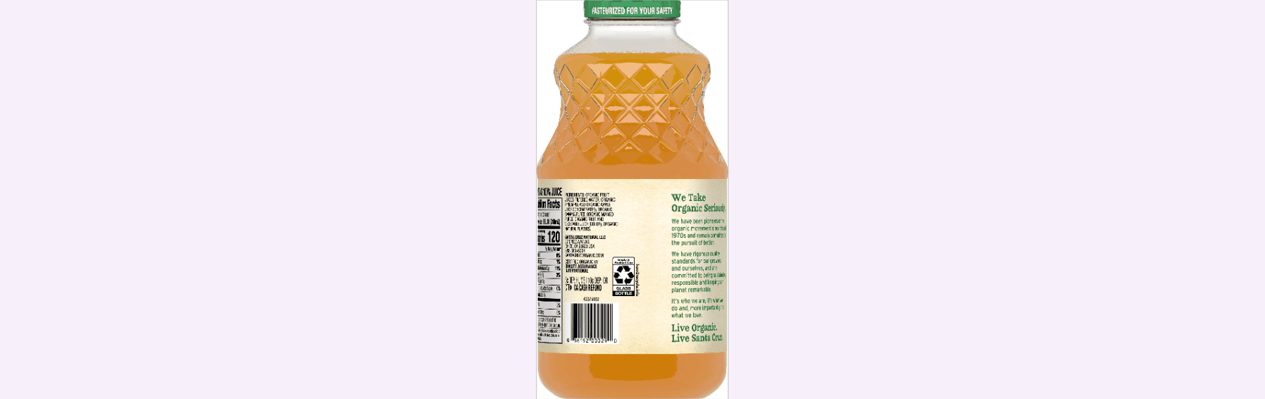 Santa Cruz Organic Juice, Pineapple Mango, 32 Fl Oz