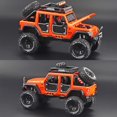 thumbnail image 2 of 1:24 Alloy Big Wheel Off-road Vehicle Model Back Shock With Sound And Light Door Openable Children's Toy Car, 2 of 4