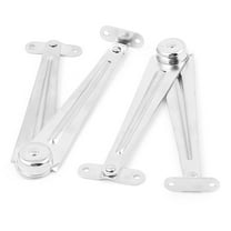Uxcell 28cm Long Cupboard Furniture Door Metal Straight Lid Support Hinge Stay 2Pcs