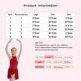 thumbnail image 7 of TSSOE Kids Girls Halter Lyrical Dance Dress Leotards Ballet Dancewear Modern Contemporary Performance Costume Burgundy 14, 7 of 7