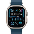 thumbnail image 2 of Apple Watch Ultra 2 (GPS + Cellular) 49mm Titanium Case with Blue Ocean Band - Titanium, 2 of 3