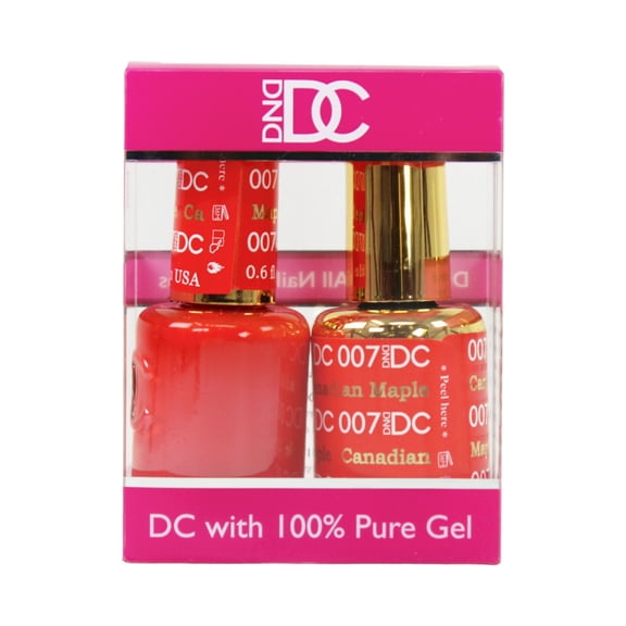 DND - DC Duo Soak off Gel & Matching nail polish - 007 Canadian Maple