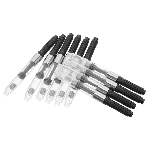 IFANLANDOR Fountain Pen Ink Converter, Transparent ABS, Screw-in Design, Effortless Ink Filling, 10Pcs