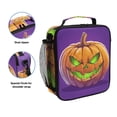 thumbnail image 2 of Haosy Halloween Evil Pumpkin Reusable Lunch Box Men/Women Insulated Lunch Bag for School Picnic Travel, 2 of 6
